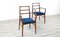 Teak & Velvet Dining Chairs by Richard Hornby for Fyne Ladye, 1960s, Set of 4 2