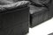 Black Leather Patchwork Modular Element Sofa from Laauser, Set of 9, 1970s 17