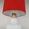 White Opaline Glass Table Lamp from Hoffmeister, 1970s, Image 3