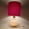 White Opaline Glass Table Lamp from Hoffmeister, 1970s 7