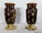 Vases en Faïence et Bronze par E. Gilles, 19ème Siècle, Set de 2 14