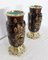 19th Century Earthenware and Bronze Vases by E. Gilles, Set of 2 2