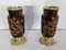 19th Century Earthenware and Bronze Vases by E. Gilles, Set of 2 1