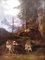 Escena de caza, década de 1800, óleo sobre lienzo, enmarcado, Imagen 2