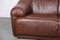 Vintage Swiss Design Two-Seater Buffalo Leather Sofa in the Style of de Sede 19