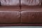 Vintage Swiss Design Two-Seater Buffalo Leather Sofa in the Style of de Sede 21