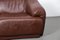 Vintage Swiss Design Two-Seater Buffalo Leather Sofa in the Style of de Sede 20