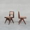 Mid-Century PJ-SI-25-A Model Chair by Pierre Jeanneret, Set of 2 4