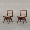 Mid-Century PJ-SI-25-A Modell Stuhl von Pierre Jeanneret, 2er Set 5