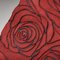 Sling Rose Rot auf Schwarz Handgenähtem Leder Minimal von Studio Stirling 5