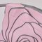 Sling rosa rosa sobre gris cuero genuino cosido a máquina moderno minimalista, Imagen 7