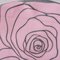 Sling Rose Pink on Grey Vera pelle cucita a macchina Modern Minimal, Immagine 5