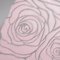 Cabestrillo rosa rosa sobre gris cuero genuino cosido a mano moderno minimalista, Imagen 8