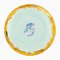 Set of 2 Dessert Coupe Plates Ø22 Emerald Drop Edge 1