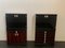 Rosewood Ebonized Modular Display Cabinets, Set of 2 1