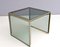 Postmodern Italian Brass and Smoked Glass Coffee Table 1