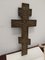 19th Century Cyrillic Homily Bronze Crucifix 1