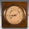 Antique English Ship's Bulkhead Barometer, 1910 5