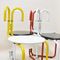 Binda Folding Chairs by Luca Leonori for Binda, 1981, Set of 4 4