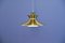 Danish Brass Hanging Lamp, 1970s 3