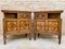 Mid-Century French Walnut Nightstands with Marquetry, Set of 2 4