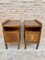 Mid-Century French Walnut Nightstands with Marquetry, Set of 2 8