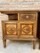 Mid-Century French Walnut Nightstands with Marquetry, Set of 2 16