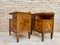 Mid-Century French Walnut Nightstands with Marquetry, Set of 2 12