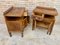 Mid-Century French Walnut Nightstands with Marquetry, Set of 2 7