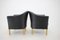 Leather Easy Chairs from Mogens Hansen, Denmark, 1970s, Set of 2, Image 3