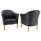 Leather Easy Chairs from Mogens Hansen, Denmark, 1970s, Set of 2 6