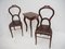 Beidermeier Chairs & Table, 1850s, Set of 3 15