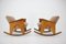 Mid-Century Rocking Chairs, Czechoslovakia, 1960s, Set of 2, Image 2