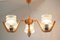 Mid-Century Ceiling Lamp from Drevo Humpolec, 1970s 2