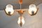 Mid-Century Ceiling Lamp from Drevo Humpolec, 1970s, Image 3