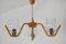 Mid-Century Ceiling Lamp from Drevo Humpolec, 1970s, Image 1