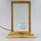 Clear Art Glass and Brass La Pomme Table Lamp from Le Dauphin, France, Image 2