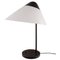 Lacquered Aluminium and Opal Glass Opala Table Lamp by Hans J. Wegner 1