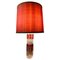 Ruby Red Crystal Table Lamp from Val St Lambert, 1950s 1