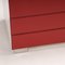 Red Leather Dandy Wide Chest of Drawers by Paolo Cattelan, 2004 6