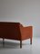 Natural Leather & Oak Model 2422 Two Seater Sofa by Børge Mogensen for Fredericia, 1970s 10