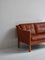 Natural Leather & Oak Model 2422 Two Seater Sofa by Børge Mogensen for Fredericia, 1970s, Image 16