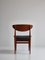 Danish Modern Black Leather & Teak Dining Chairs by Inge Rubino, 1963, Set of 8 5
