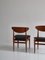 Danish Modern Black Leather & Teak Dining Chairs by Inge Rubino, 1963, Set of 8 18