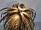 Lampada da terra a forma di palma in ottone di Maison Jansen, anni '70, Immagine 5