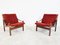 Hunter Chairs by Thorbjorn Afdal for Bruksbo, 1960s, Set of 2 3