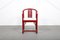 Gasparucci Italo Red Bamboo China Chair Italian Design 2