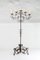 A Large Scale Heavy Wrought Iron Pricket Candle Tree | English Castle Candelabra, Image 1