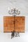 A Large Scale Heavy Wrought Iron Pricket Candle Tree | English Castle Candelabra, Image 4
