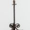 A Large Scale Heavy Wrought Iron Pricket Candle Tree | English Castle Candelabra 8